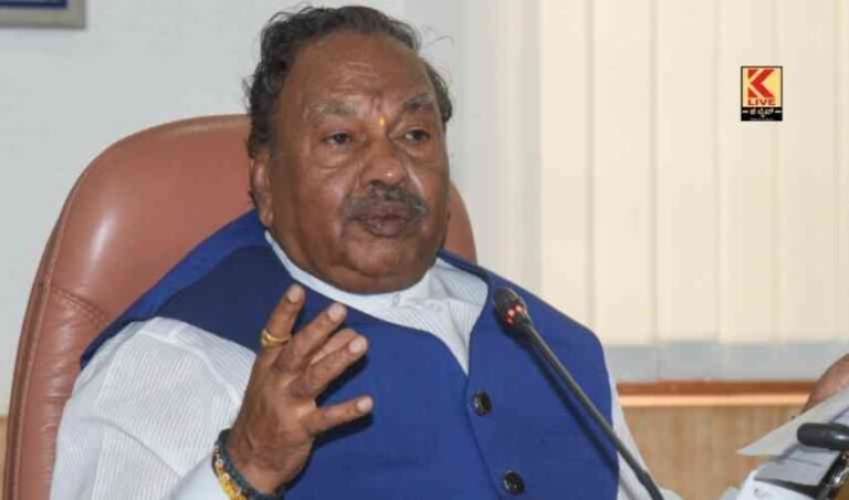 ರಾಜ್ಯದಲ್ಲಿ  ನರೇಗಾ ಯೋಜನೆ ಪ್ರಗತಿಯಲ್ಲಿದೆ- ಸಚಿವ ಈಶ್ವರಪ್ಪ