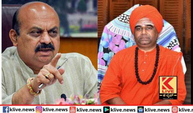 ದಿಂಗಾಲೇಶ್ವರ  ಶ್ರೀಗಳು ಕಮೀಷನ್ ಮಾಹಿತಿ ಕೊಡಲಿ ತನಿಖೆಗೆ ಆದೇಶಿಸುವೆ