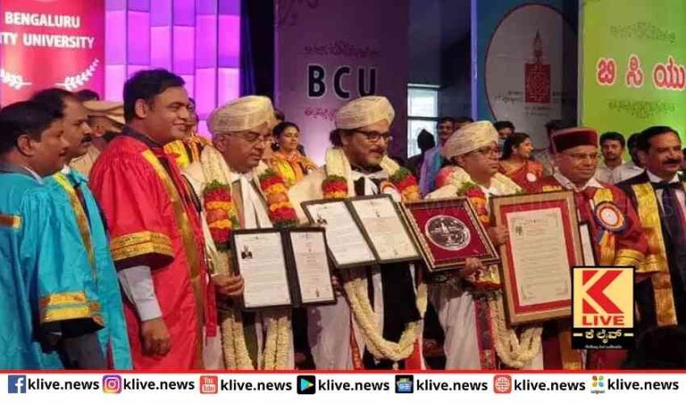 ಸಿನಿಮಾ ನಿರ್ಮಾತೃ ನಟ ರವಿಚಂದ್ರನ್ ಗೆ ಬೆಂಗಳೂರು ವಿವಿ ಡಾಕ್ಟರೇಟ್  ಪ್ರದಾನ