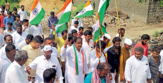 ಕಾಂಗ್ರೆಸ್ ನಿಂದ 2ನೇ ಹಂತದ ಪಾದಯಾತ್ರೆ