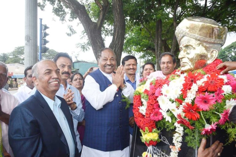 ಸರ್ ಎಂ.ವಿ.ರಾಷ್ಟ್ರ ನಿರ್ಮಿಸಿದ ಮಹಾಮೇಧಾವಿ- ಈಶ್ವರಪ್ಪ