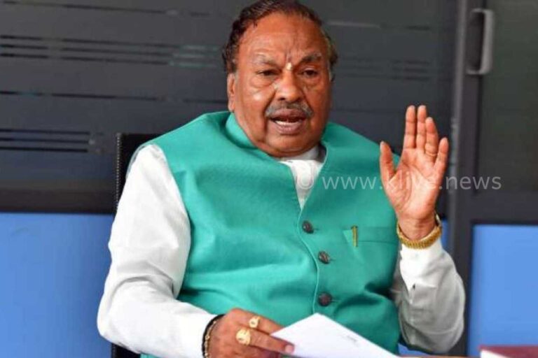 ಮುಸ್ಲೀಮರನ್ನ ಅಲ್ಪ ಸಂಖ್ಯಾತರ ಪಟ್ಟಿಯಿಂದ ಬಿಡುವ ಪ್ರಸ್ತಾಪವಿಲ್ಲ- ಈಶ್ವರಪ್ಪ