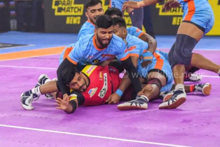 ಪ್ರೊ ಕಬಡ್ಡಿ ಟೂರ್ನಿ  ಬುಲ್ಸ್ ವಿರುದ್ಧ ವಾರಿಯರ್ಸ್ ವಿಜಯ