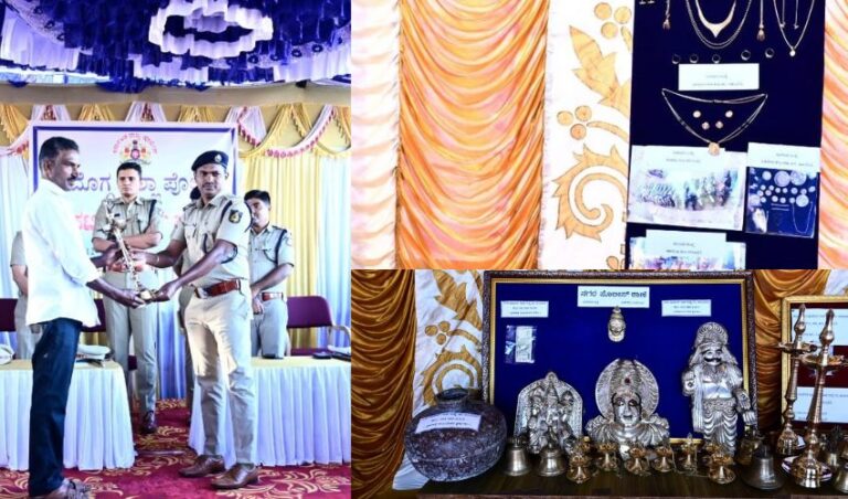 ಕಳವಾದ ಸ್ವತ್ತನ್ನ ಪತ್ತೆಹಚ್ಚಿ ವಾಪಸುಮಾಡಿದ ಪೋಲೀಸ್ ಇಲಾಖೆ