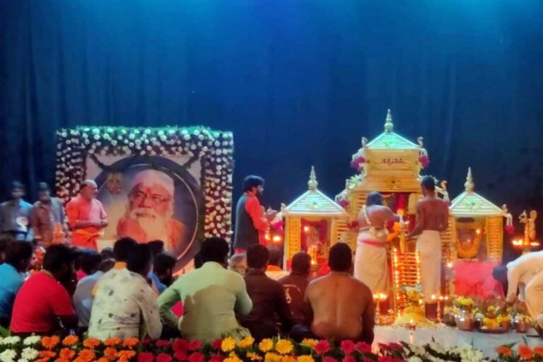 ಶಿವಮೊಗ್ಗದಲ್ಲಿ ಷಣ್ಮುಗಂ ಗುರೂಜಿ ಜನ್ಮದಿನಾಚರಣೆ