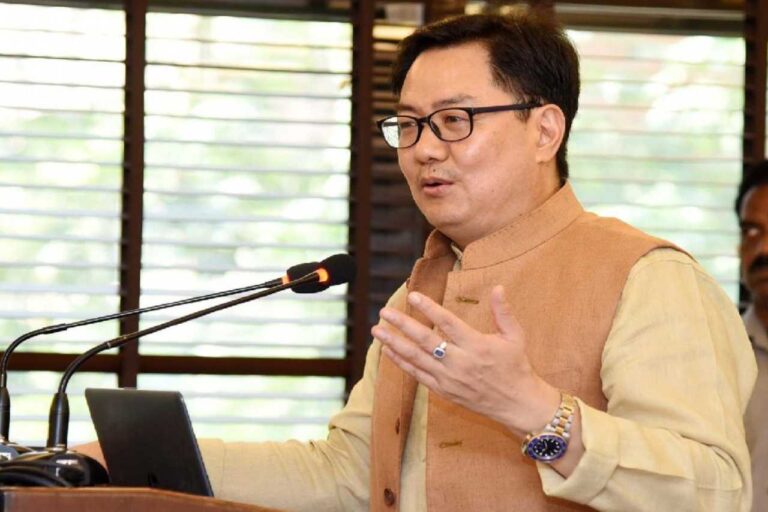 ಕೋರ್ಟ್ ಕಲಾಪಗಳಲ್ಲಿ ಪ್ರಾದೇಶಿಕ ಭಾಷೆಗೆ ಆದ್ಯತೆ ಅಗತ್ಯ-ಸಚಿವ ರಿಜಿಜು