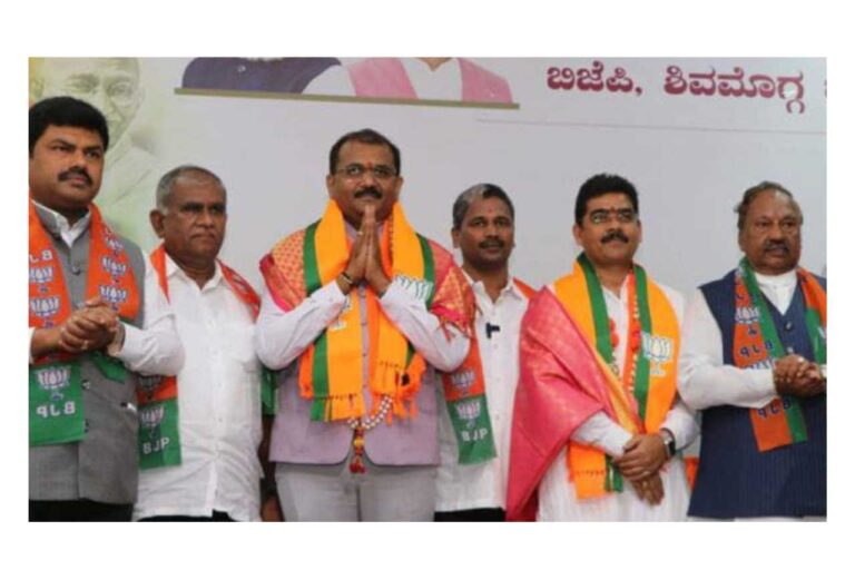 ಶಿವಮೊಗ್ಗದಲ್ಲಿ ಡಾ.ಧನಂಜಯ ಸರ್ಜಿ,ಸಾಗರದಪ್ರಶಾಂತ್ ಬಿಜೆಪಿ ಸೇರ್ಪಡೆ