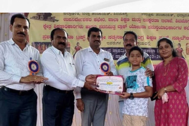 ಭದ್ರಾವತಿ ಮನೋಜ್ ಚಿತ್ರಕಲಾ ಸ್ಪರ್ಧೆಯಲ್ಲಿ ರಾಜ್ಯಮಟ್ಟಕ್ಕೆ ಆಯ್ಕೆ