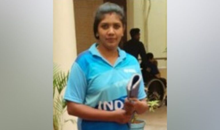 ಜಿಲ್ಲೆಯ ವಿಶೇಷ ಚೇತನೆ ಜ್ಯೋತಿ ಮರಿಗೌಡ ಕಠ್ಮಂಡುನಲ್ಲಿ ನಡೆಯುವ ಥ್ರೋಬಾಲ್ ಪಂದ್ಯಾವಳಿಗೆ ಅಯ್ಕೆ