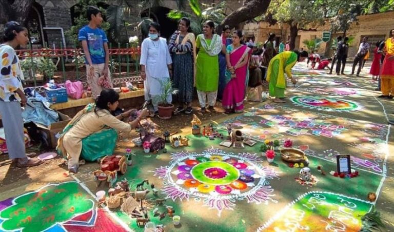 ಬಳ್ಳಾರಿ ತುಂಬಾ ರಂಗು ರಂಗಿನ ರಂಗೋಲಿ ಹಬ್ಬವೋ ಹಬ್ಬ