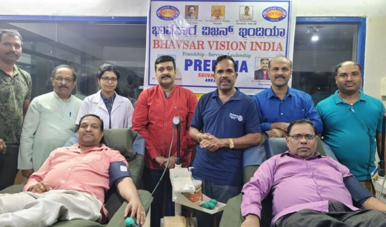 ರಕ್ತದಾನದಿಂದ ದೇಹ ಸದೃಢವಾಗಿರುತ್ತದೆ- ಜಿ.ವಿಜಯ್ ಕುಮಾರ್