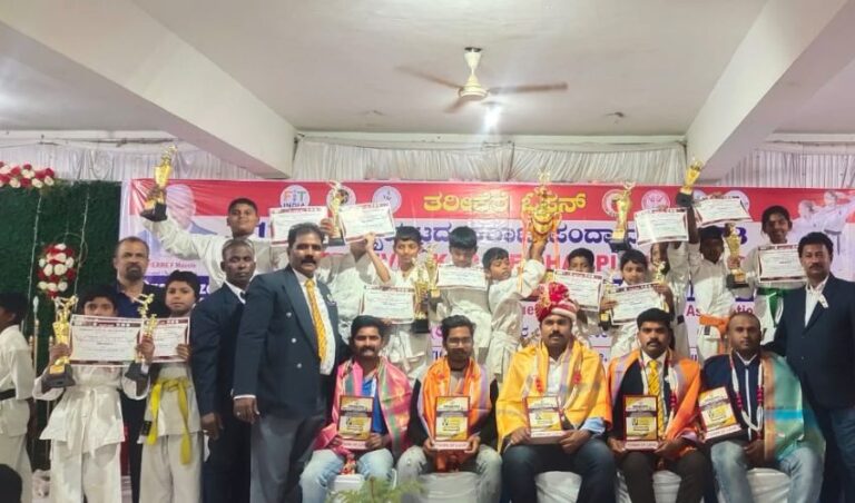 ಹನ್ನೊಂದನೇ ಮುಕ್ತ ಕರಾಟೆ ಸ್ಪರ್ಧೆಯಲ್ಲಿ ಶಿವಮೊಗ್ಗ ಕರಾಟೆ ಸಂಸ್ಥೆಗೆ ಸಮಗ್ರ ಚಾಂಪಿಯನ್ ಶಿಪ್