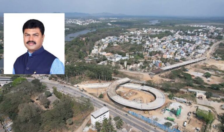 ಶಿವಮೊಗ್ಗದ ಹೊಳೆಹೊನ್ನೂರು ರಸ್ತೆ ಮೇಲ್ಸೇತುವೆ ಶೀಘ್ರದಲ್ಲೇ ಮುಗಿಯಲಿದೆ- ಬಿ.ವೈ.ರಾಘವೇಂದ್ರ