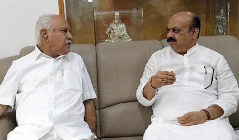 ಯಡಿಯೂರಪ್ಪನವರ ಜೊತೆ ಮುಖ್ಯಮಂತ್ರಿ ಬೊಮ್ಮಾಯಿ ಶರಾವತಿ ಸಂತ್ರಸ್ತರ ಸಮಾಲೋಚನೆ