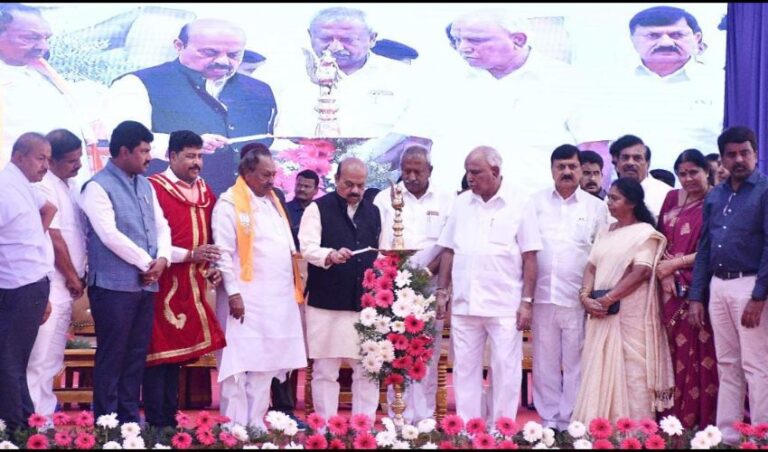 ಶಿವಮೊಗ್ಗ ನಗರ ಶೀಘ್ರ ಬೆಳೆಯುತ್ತಿದ್ದುಉತ್ತಮ ಭವಿಷ್ಯವಿದೆ- ಬಸವರಾಜ ಬೊಮ್ಮಾಯಿ