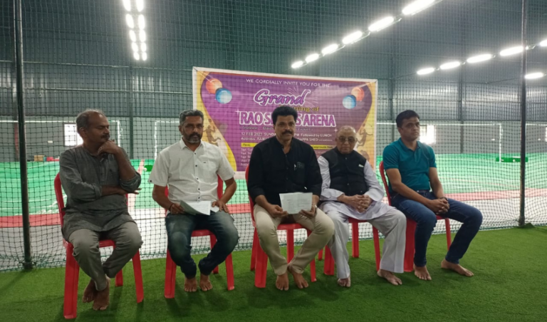 ಶಿವಮೊಗ್ಗದಲ್ಲಿ ಸುಸಜ್ಜಿತ ರಾವ್ ಸ್ಪೋರ್ಟ್ಸ್ ಅರೆನಾ ಇನ್ ಡೋರ್ ಕ್ರೀಡಾಂಗಣ