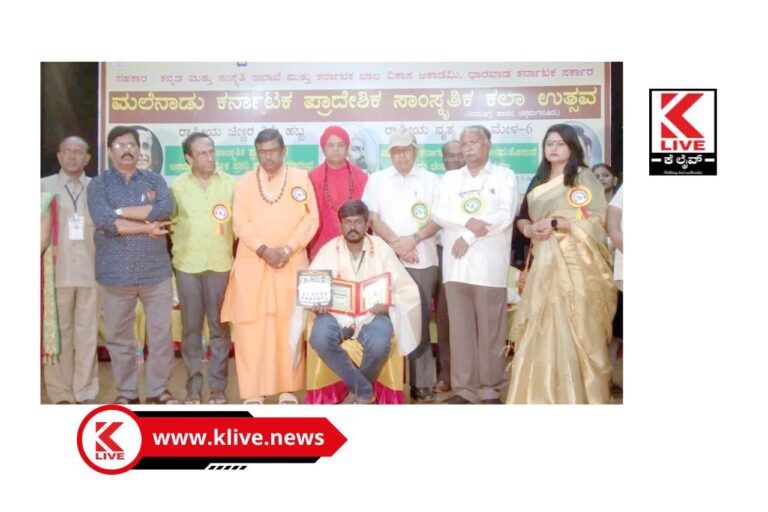 Newspaper Distributors ಹಿರಿಯ ಪತ್ರಿಕಾ ವಿತರಕ ಮಾಲತೇಶ್ ಅವರಿಗೆ ಸನ್ಮಾನ