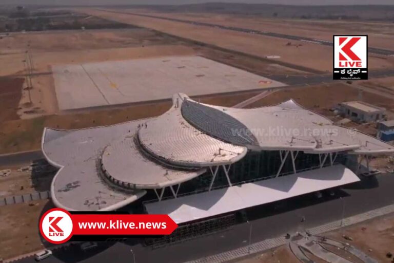 Shivamogga Airport ಕ್ಷಣಹೊತ್ತು ಶಿವಮೊಗ್ಗ ಏರ್ ಪೋರ್ಟಿನಲ್ಲಿ ಪ್ರಧಾನಿ ಮೋದಿ