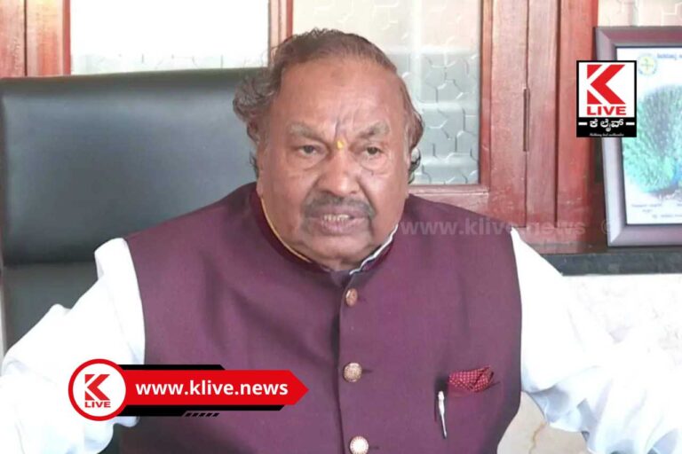 K. S. Eshwarappa ಕೆ.ಎಸ್.ಈಶ್ವರಪ್ಪ ಚುನಾವಣಾ ರಾಜಕೀಯದಿಂದ ನಿವೃತ್ತಿ