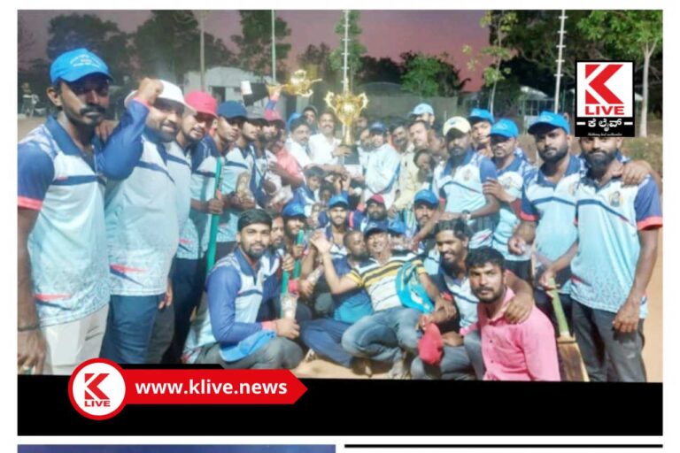 Tennis Tournament In Shivamogga ಜಿಲ್ಲಾ ಮಟ್ಟದ ಟೆನ್ನಿಸ್ ಪಂದ್ಯಾವಳಿ: ಕುಂಸಿ ತಂಡಕ್ಕೆ ಭಗೀರಥ ಕಪ್