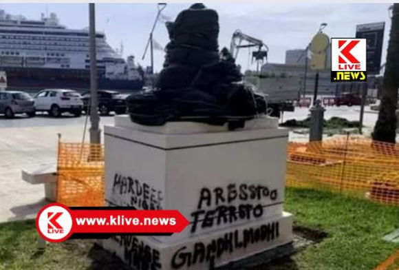 Statue of Mahatma Gandhi ಇಟಲಿಯಲ್ಲಿ ಖಲಿಸ್ತಾನ್ ವಾದಿಗಳಿಂದ ಮಹಾತ್ಮಗಾಂಧಿ ಪ್ರತಿಮೆ ಧ್ವಂಸ