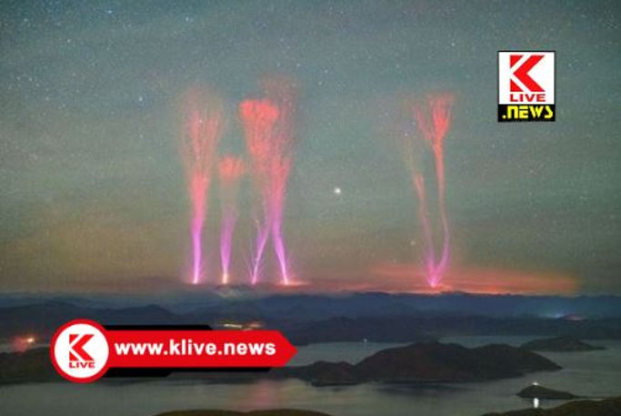 Department of Space ಮೋಡಗಳ ನಡುವೆ ಸಿಡಿಲ ಮಿಂಚಿನ ಗೆರೆ. “ನಾಸಾ” ಸೆರೆ ಹಿಡಿದ ಅಪೂರ್ವ ಫೋಟೋ