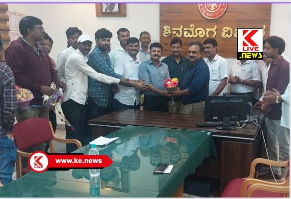 KSRTC ಕೆಎಸ್ಆರ್‌ಟಿಸಿ ವಿಭಾಗೀಯ ಅಧಿಕಾರಿ ನವೀನ್ ಗೆ ಸನ್ಮಾನ