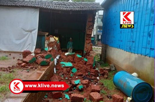 Rain In Shivamogga ಸುರಿದ ಮಳೆಗೆ ಶಿವಮೊಗ್ಗ 3ನೇ ವಾರ್ಡಿನಲ್ಲಿ ರಾತ್ರಿ ಮನೆಗೋಡೆ ಕುಸಿತ