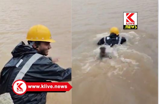 Rain In Shivamogga ನಿಂತ ನೀರಿನಲ್ಲೇ ಈಜಿ ವಿದ್ಯುತ್ ಕಂಬದ ರಿಪೇರಿ ಮಾಡಿದ ಸಾಹಸಿ ಪವರ್ ಮ್ಯಾನ್ ಸಂತೋಷ್