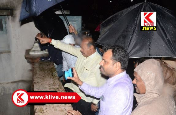 Tunga River ತುಂಗಾ ಡ್ಯಾಂ ಒಳಹರಿವು ಹೆಚ್ಚಳ.ಶಾಸಕ ಚೆನ್ನಿ ಅವರಿಂದ ಸುರಕ್ಷತಾ ಕ್ರಮಗಳ ಪರಿಶೀಲನೆ