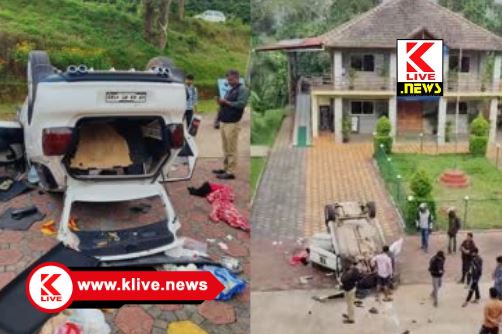 Balur Police ನಿಯಂತ್ರಣ ತಪ್ಪಿ 30 ಅಡಿ ಎತ್ತರದಿಂದ ಗ್ರಾಪಂ ಆವರಣಕ್ಕೆ ಬಿದ್ದ ಕಾರು