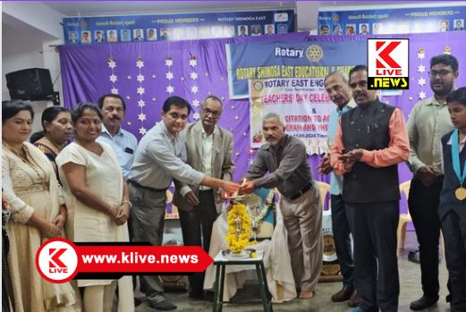 Rotary Shivamogga ಶಿಕ್ಷಕರು ವಿದ್ಯಾರ್ಥಿಗಳ ಭವಿಷ್ಯ ರೂಪಿಸುವ ಶಿಲ್ಪಿಗಳು – ಅರುಣ್ ದೀಕ್ಷಿತ್