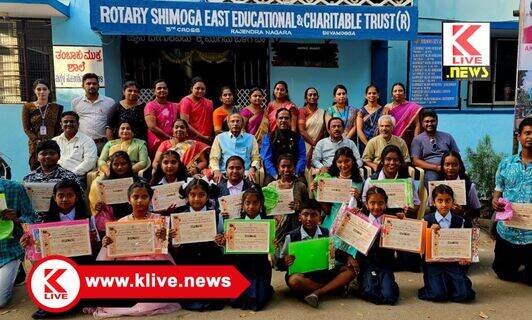 Rotary  Pre School ರೋಟರಿ ಪೂರ್ವ ಆಂಗ್ಲ ಶಾಲೆಗೆ ಪ್ರತಿಭಾಕಾರಂಜಿಯಲ್ಲಿ 24 ಕಲಾಪ್ರಕಾರಗಳಲ್ಲಿ ಪ್ರಶಸ್ತಿ ಸುರಿಮಳೆ