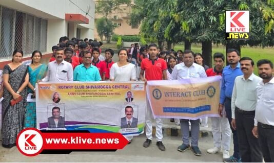 Rotary Club Shimoga ಪ್ರವಾಸವು ಮಕ್ಕಳಲ್ಲಿ ಒಗ್ಗಟ್ಟು,ಸಹಬಾಳ್ವೆ & ಪರಸ್ಪರ ಸಂತೋಷ,ಸಹಕಾರ ಬೆಳೆಸುತ್ತದೆ- ಜಿ.ಕಿರಣ್ ಕುಮಾರ್