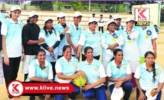 Nehru Stadium ಜಿಲ್ಲಾ ಥ್ರೋಬಾಲ್ ಪಂದ್ಯಾವಳಿ. ಶಿವಮೊಗ್ಗ ಮಹಿಳಾ ತಂಡಕ್ಕೆ ಅಮೋಘ ಜಯ