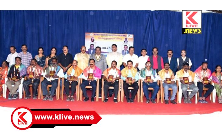 Rotary Shimoga ವೃತ್ತಿಯಾವುದೇ ಇರಲಿ.ನಿಷ್ಠೆ & ಪ್ರಾಮಾಣಿಕ ಸೇವೆಗೈದಾಗ ಸಾರ್ಥಕತೆ- ಕೆ.ಬಿ.ಅಶೋಕ ನಾಯ್ಕ್