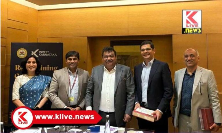 M. B. Patil ಉದ್ಯಮ ದಿಗ್ಗಜರ ಸಂಗಡ ಸಚಿವ ಎಂ.ಬಿ.ಪಾಟೀಲ್ ಸಮಾಲೋಚನೆ