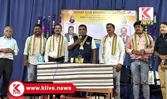 Rotary Club Shimoga ಉತ್ತಮ ಆರೋಗ್ಯ ರಕ್ಷಣೆಗೆ ಶುದ್ಧ ಕುಡಿಯುವ‌ ನೀರು ಮುಖ್ಯ- ನಾಗಭೂಷಣ್