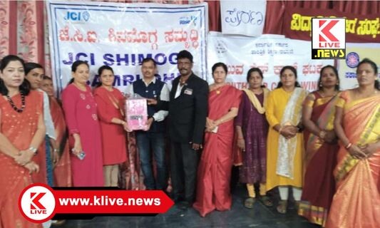 JCI Shivamogga ಜೆಸಿಐ ವತಿಯಿಂದ ಮಹಿಳಾ ವಸತಿ ತಾಂತ್ರಿಕ ಶಾಲೆಗೆ ಪ್ಯಾಡ್ ಬರ್ನಿಂಗ್ ಮಿಷನ್ ಕೊಡುಗೆ