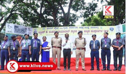 India Scouts and Guides ರಸ್ತೆ ನಿಯಮಗಳನ್ನ ಪಾಲಿಸಿ. ಅಪಘಾತಗಳನ್ನ ತಪ್ಪಿಸಿ- ಬಾಬು ಅಂಜನಪ್ಪ