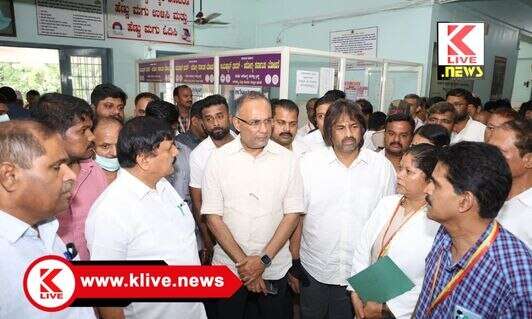 Dinesh Gundu Rao ತೀರ್ಥಹಳ್ಳಿ  ಆಸ್ಪತ್ರೆಗೆ ಆರೋಗ್ಯ ಸಚಿವ ದಿನೇಶ್ ಗುಂಡೂರಾವ್ ಭೇಟಿ