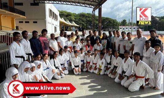 Shivamogga District Karate Association ಶಿವಮೊಗ್ಗದ ಹಿರಿಯ ಕರಾಟೆ ಪಟು ಬಾಲರಾಜ್ ಗೆ ಸನ್ಮಾನ