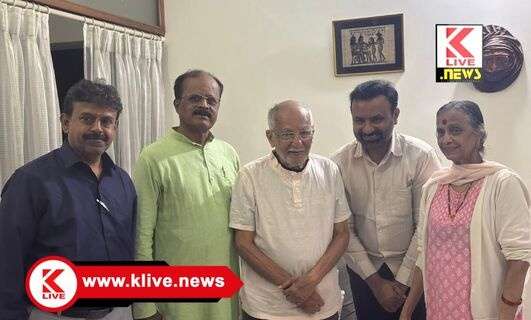 Santosh Lad ಹಿರಿಯ ಕಾರ್ಮಿಕ ಮುಖಂಡ ಮೈಕೆಲ್ ಫರ್ನಾಂಡಿಸ್ ಅವರೊಂದಿಗೆ ಸಚಿವ ಸಂತೋಷ್ ಲಾಡ್ ಸೌಜನ್ಯ ಭೇಟಿ.