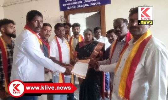 Karnataka Rakshana Vedike ಸೊರಬದಲ್ಲಿನ ಬಾಲಕರ ಸರ್ಕಾರಿ ಪ್ರಾಥಮಿಕ ಶಾಲೆ ಕಟ್ಟಡ ತೆರವು ಮಾಡದಿರಲು ಮನವಿ