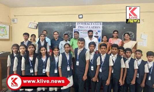 Rotary Club Shimoga ಇಂಟರ್ಯಾಕ್ಟ್ ಕ್ಲಬ್ ನಿಂದ ಮಕ್ಕಳಿಗೆ ನಾಯಕತ್ವದ ಬಗ್ಗೆ ಮಾರ್ಗದರ್ಶನ-ಮುಸ್ತಾಕ್ ಅಲಿ ಷಾ