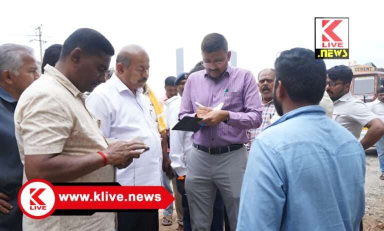 S.N.Chennabasappa ಶಾಸಕ ಚನ್ನಬಸಪ್ಪ ಅವರಿಂದ ಶಿವಮೊಗ್ಗದ ಹೊನ್ನಾಳಿ ರಸ್ತೆ ಮೇಲ್ಸೇತುವೆ ಕಾಮಗಾರಿ ಪರಿಶೀಲನೆ