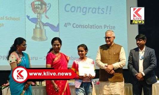 Podar International School ರಾಜ್ಯಮಟ್ಟದ ಚಿತ್ರಕಲೆಯಲ್ಲಿ ಕು.ಆರ್ನಗೆ ಬಹುಮಾನ