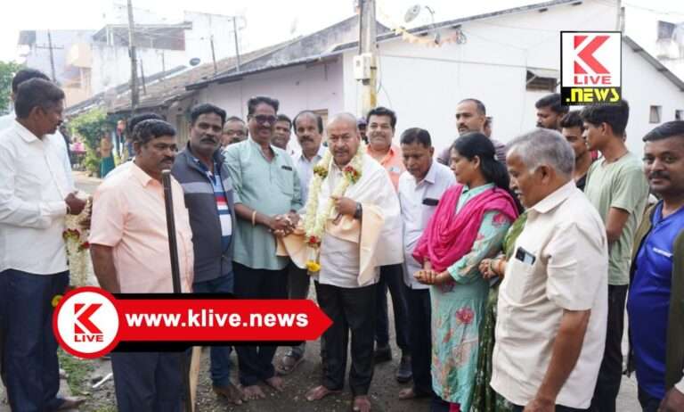 S.N.Chennabasappa ಶಿವಮೊಗ್ಗ 30ನೇ ವಾರ್ಡಿನಲ್ಲಿ ಒಳಚರಂಡಿ ಕಾಮಗಾರಿಗೆ ಚಾಲನೆ