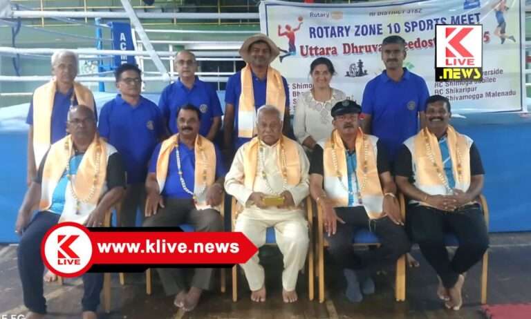 Rotary Club Shimoga ಕ್ರೀಡೆಗಳಿಂದ ಜೀವನದಲ್ಲಿ ಶಿಸ್ತು,ಧೈರ್ಯ,ಒಗ್ಗಟ್ಟಿನ ಮನೋಭಾವ ಮೂಡುತ್ತದೆ- ಸುರೇಶ್ ಸಾಲ್ಡಾನ