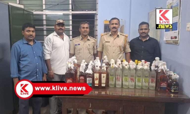 ಅಬಕಾರಿ ದಾಳಿ: 51.75 ಲೀ ಗೋವಾ ಮದ್ಯ ಪತ್ತೆ
